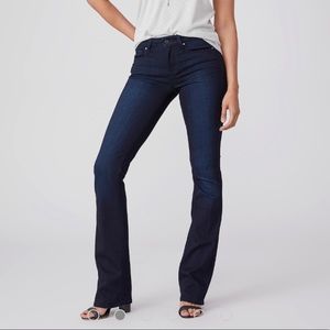 Low rise - PAIGE bootcut jeans - dark wash